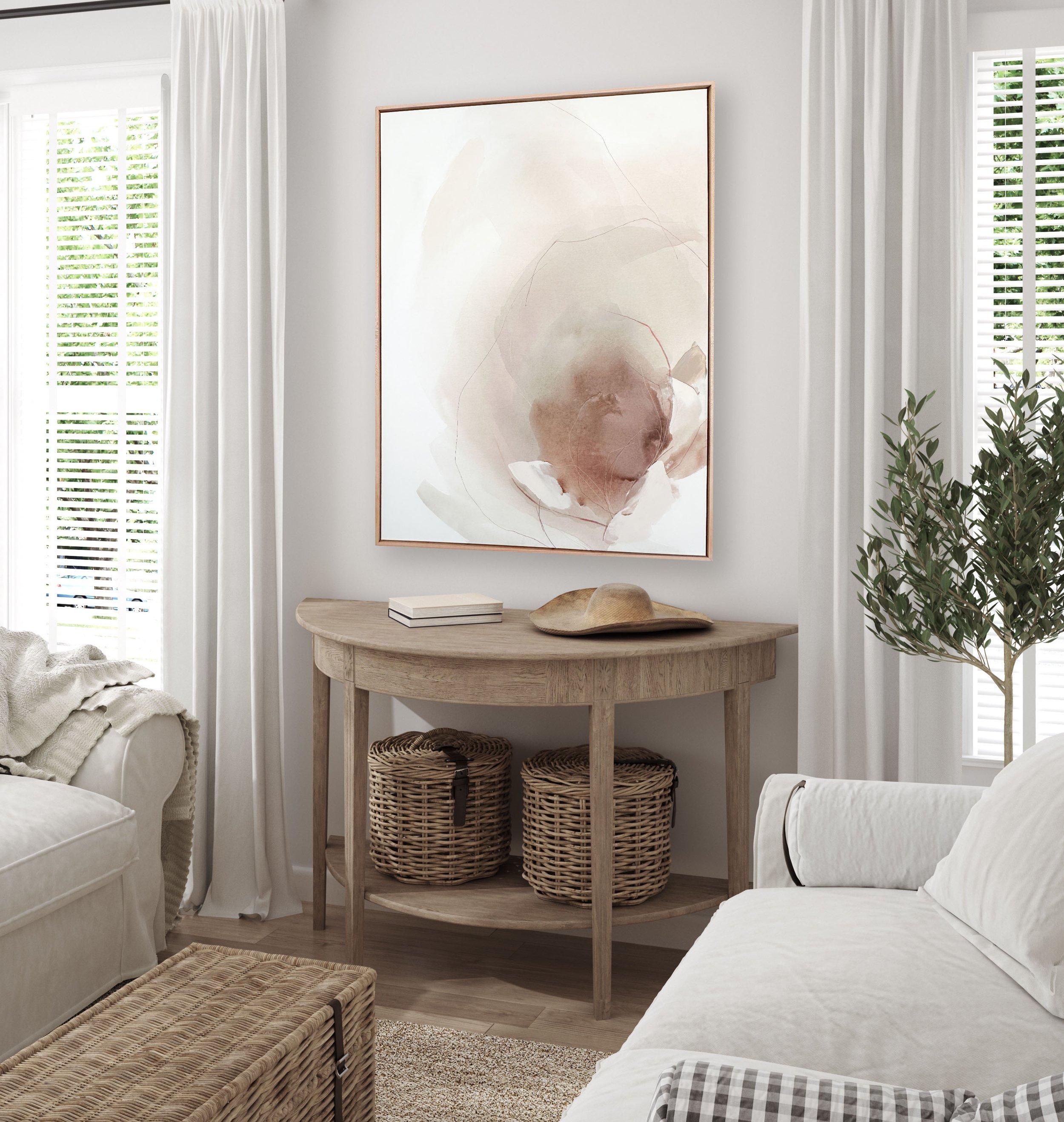 Deeann Rieves- Softer Side 2 abstract neutral painting in living room.jpg