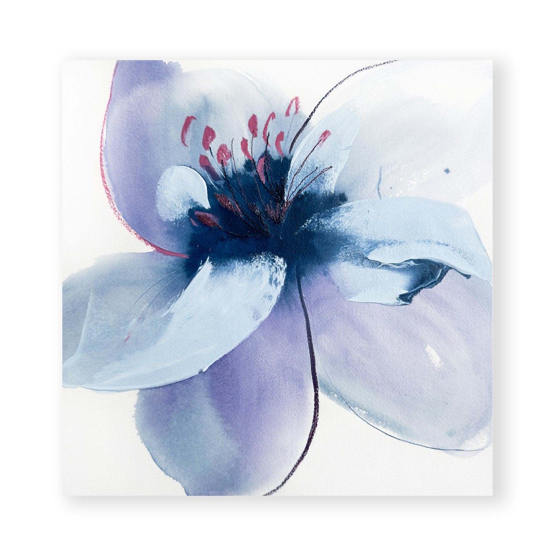 Deeann Rieves- Abstract Floral Painting- Violet Magenta Poppy.jpg