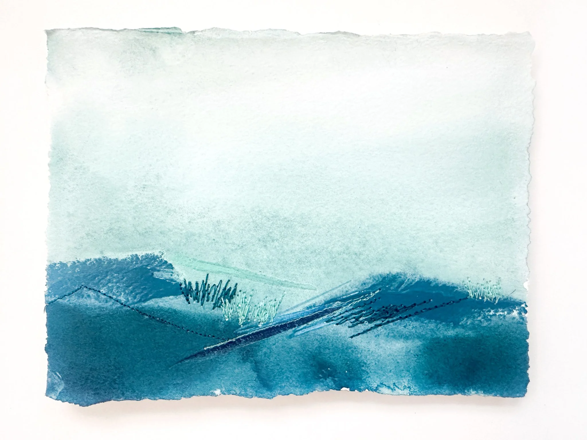 Deeann Rieves- Little Wildflower Painting- Indigo Sky2.jpg