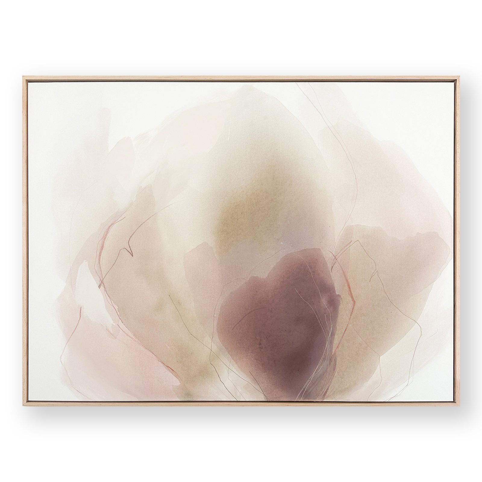 Deeann Rieves- Softer Side 1- neutral abstract floral painting horizontal.jpg