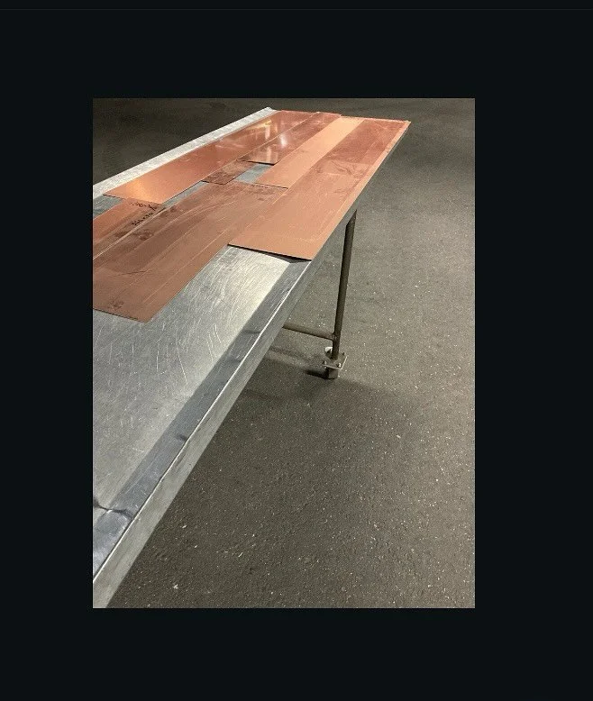 copper scrap tetris. 
Ring a ling if in need🦚
#heinolatinsmiths 
#&lt;3