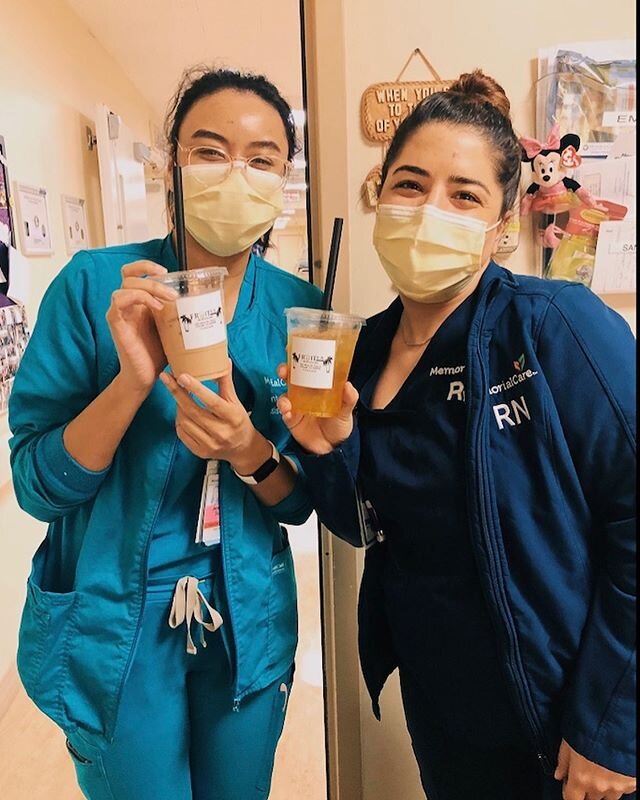 another big thank you from the fruitea team to all of the staff at memorialcare in long beach! we are extremely grateful for the medical responders to this pandemic. these are tough times of trial; but we all stand together in solidarity! we hope you