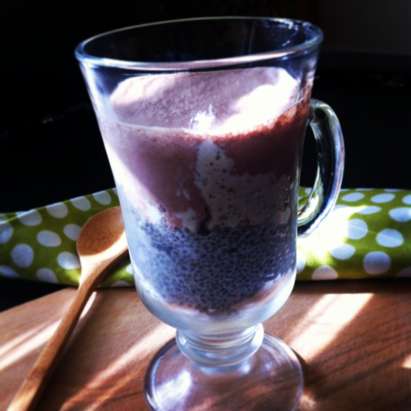 chia parfait pudding