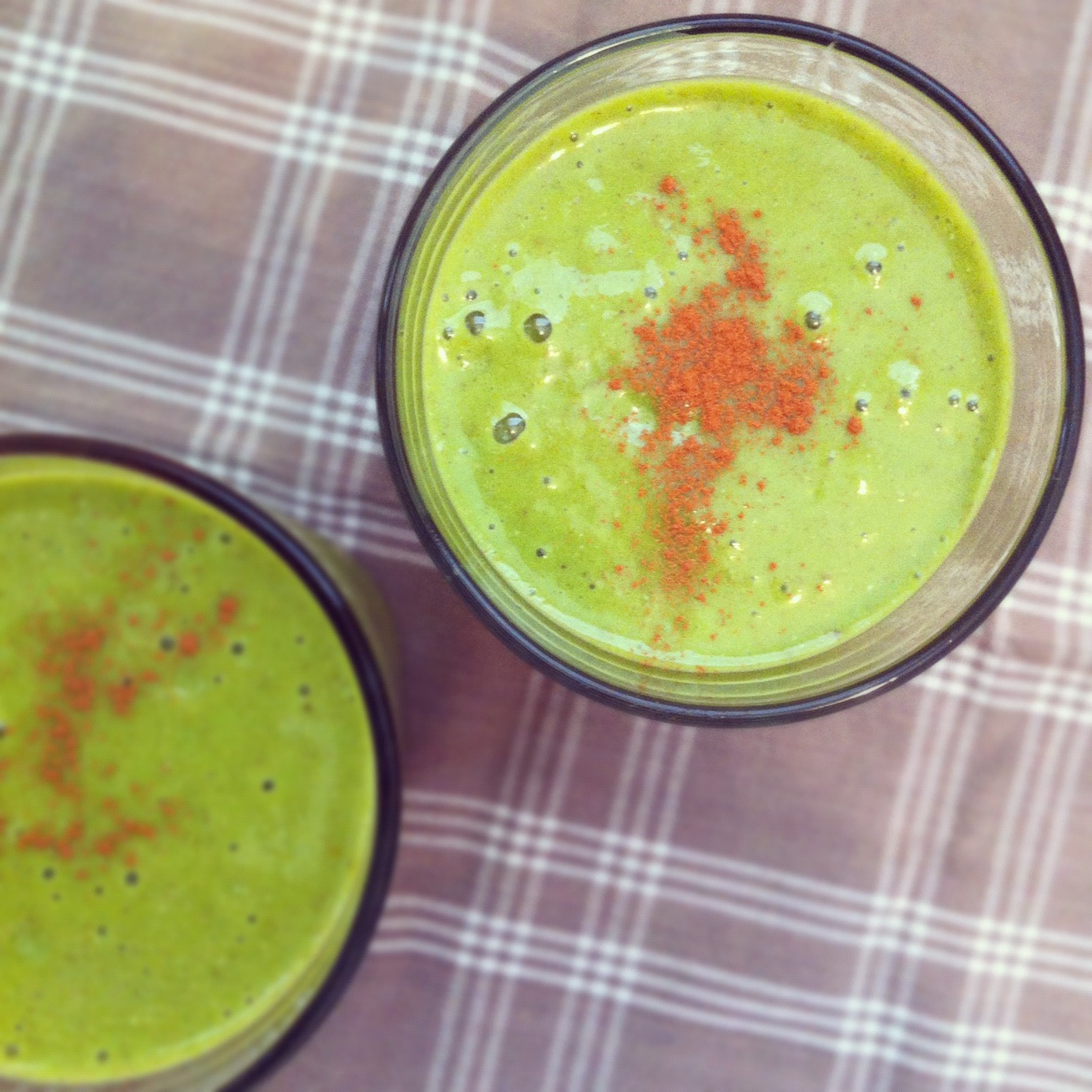punkin spice green smoothie
