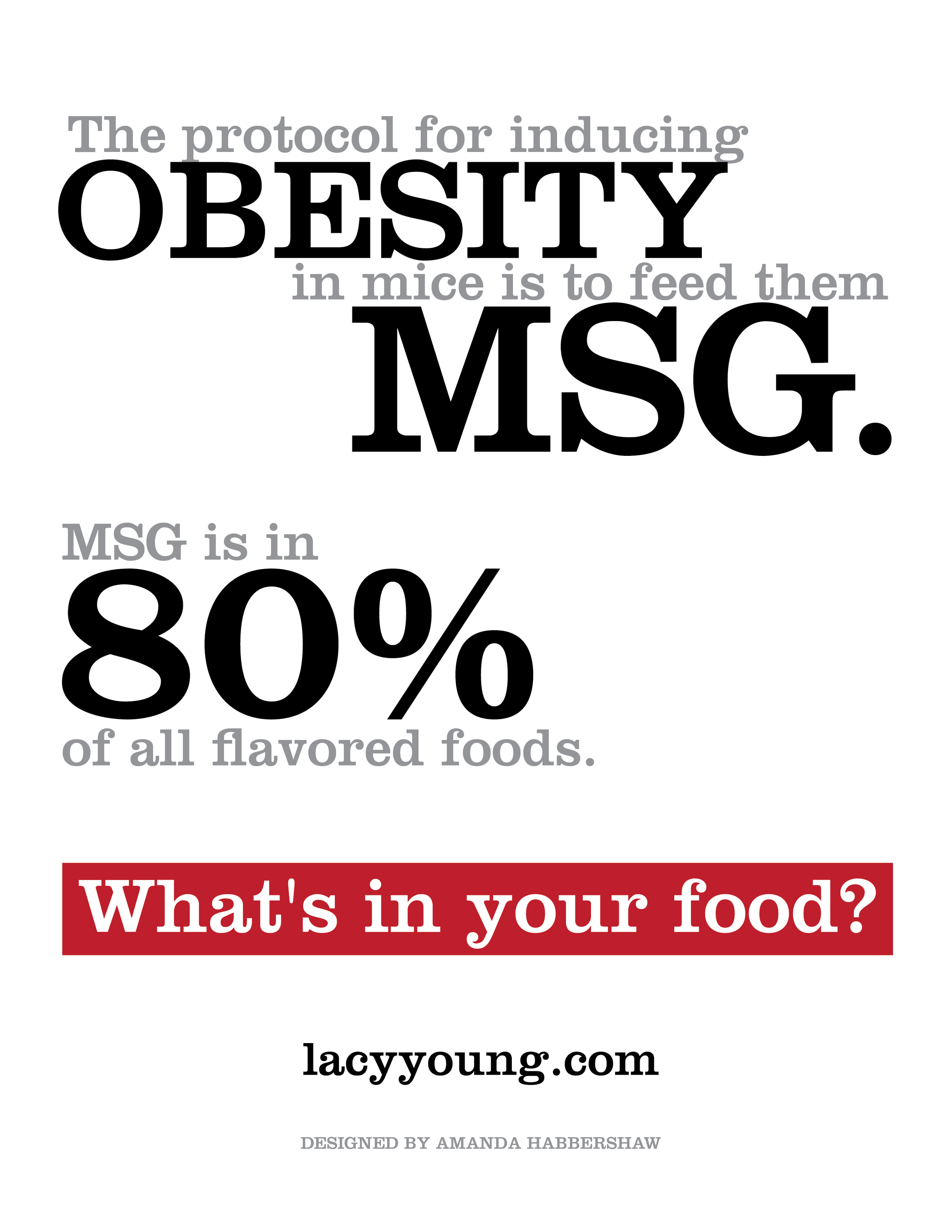 in your food