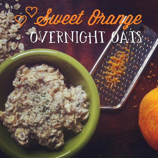 SWEET ORANGE OVERNIGHT OATS