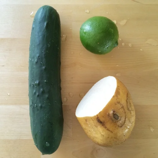 Cucumber + Jicama Slaw — Lacy Young