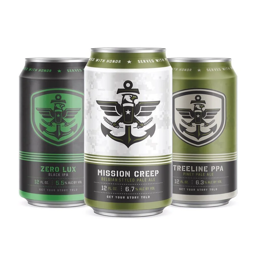 SpecHops Brewing can designs. &bull;
&bull;
&bull;
#SpecHops #SpecHopsBrewing #CraftBeer #Brewery #SanDiego #Beer #MemorialDay #Eagle #BadgeDesign #Branding #LogoRoom #LogoStylist #LogoInspiration #Typography #Military #Marines #Design #Logo #StudioF