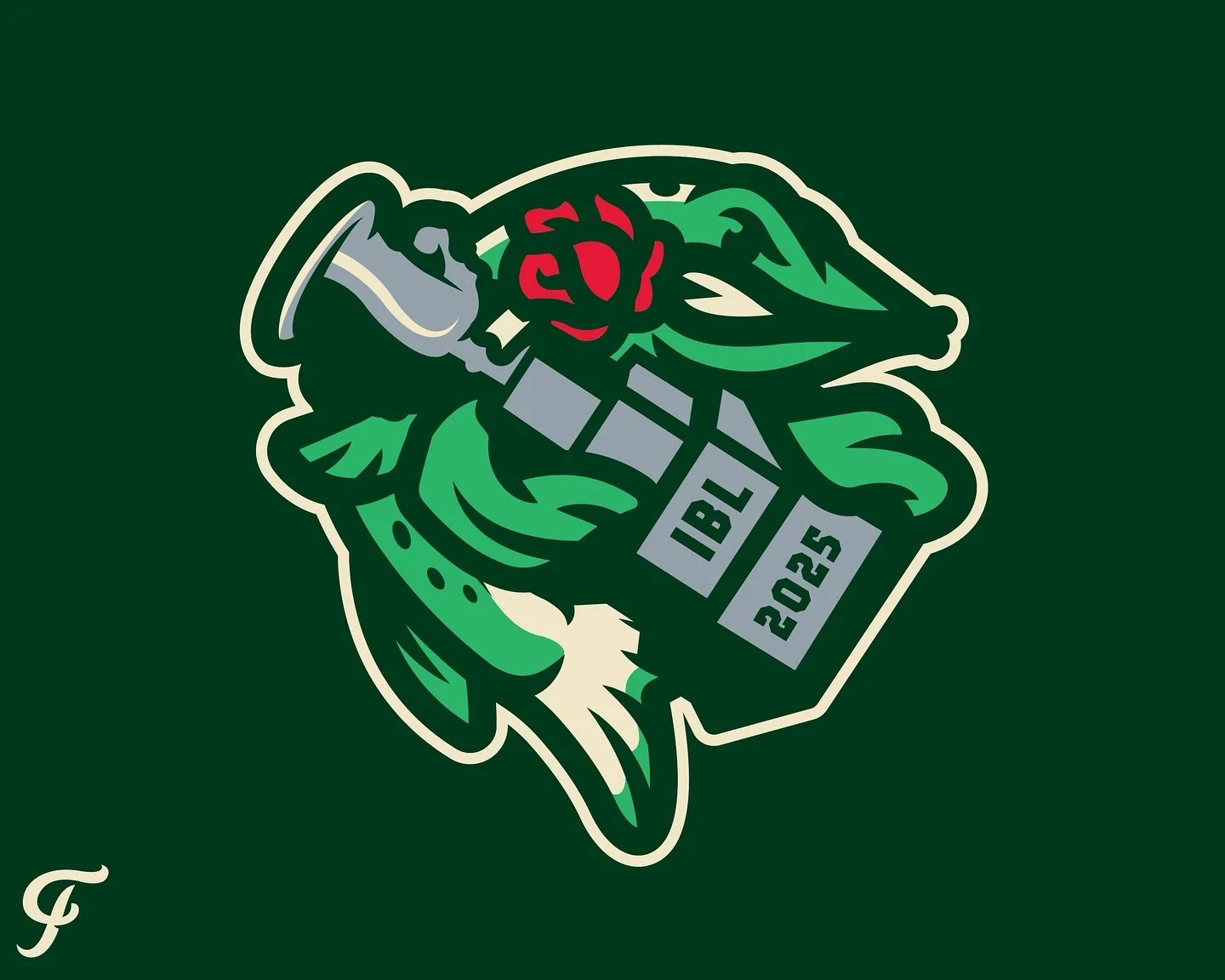 Trophy fish. Congrats to the @wellandjackfish on being crowned 2025 @ibl1919 champs! Rocked the Rose City retros in the &lsquo;ship 💪 
&bull;
&bull;
&bull;
#Welland #RoseCity #IBL #Baseball #Branding #Fauxback #Jackfish #SportsDesign #Fishing #Champ