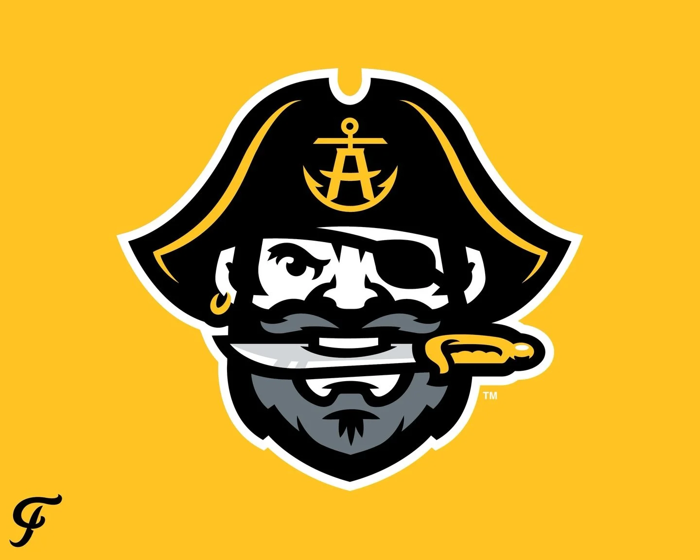 Built out a brand refresh for the @anchoragebucs a few years ago. Hidden A in an old English B, anchor A, just a bold look for a bright future. 
&bull;
&bull;
&bull;
@alaskabaseballleague #Bucs #MiLB #Branding #Pirates #FooserSports