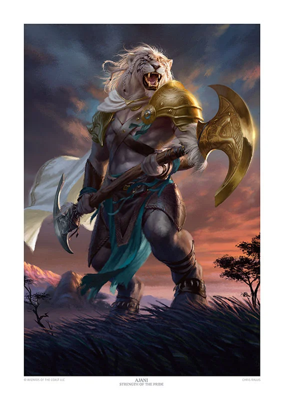 Ajani, Strength of the Pride — Chris Rallis Fantasy Art Ajani, Strength of the Pride — Chris Rallis Fantasy Art