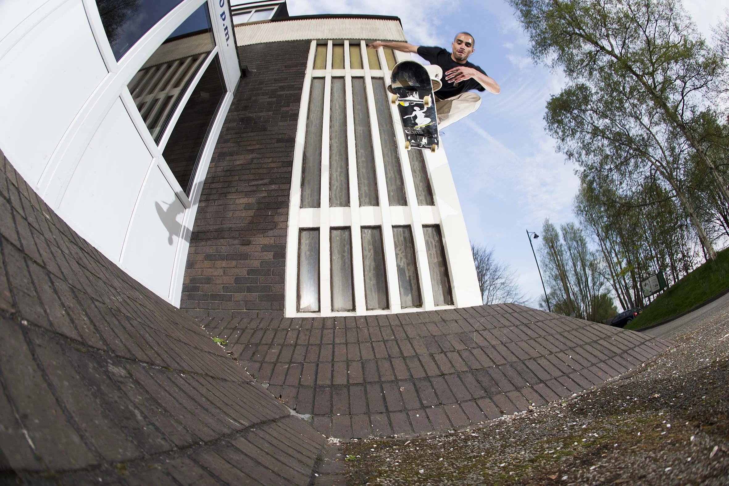 Jerome Campbell - backside ollie from hip to hip
