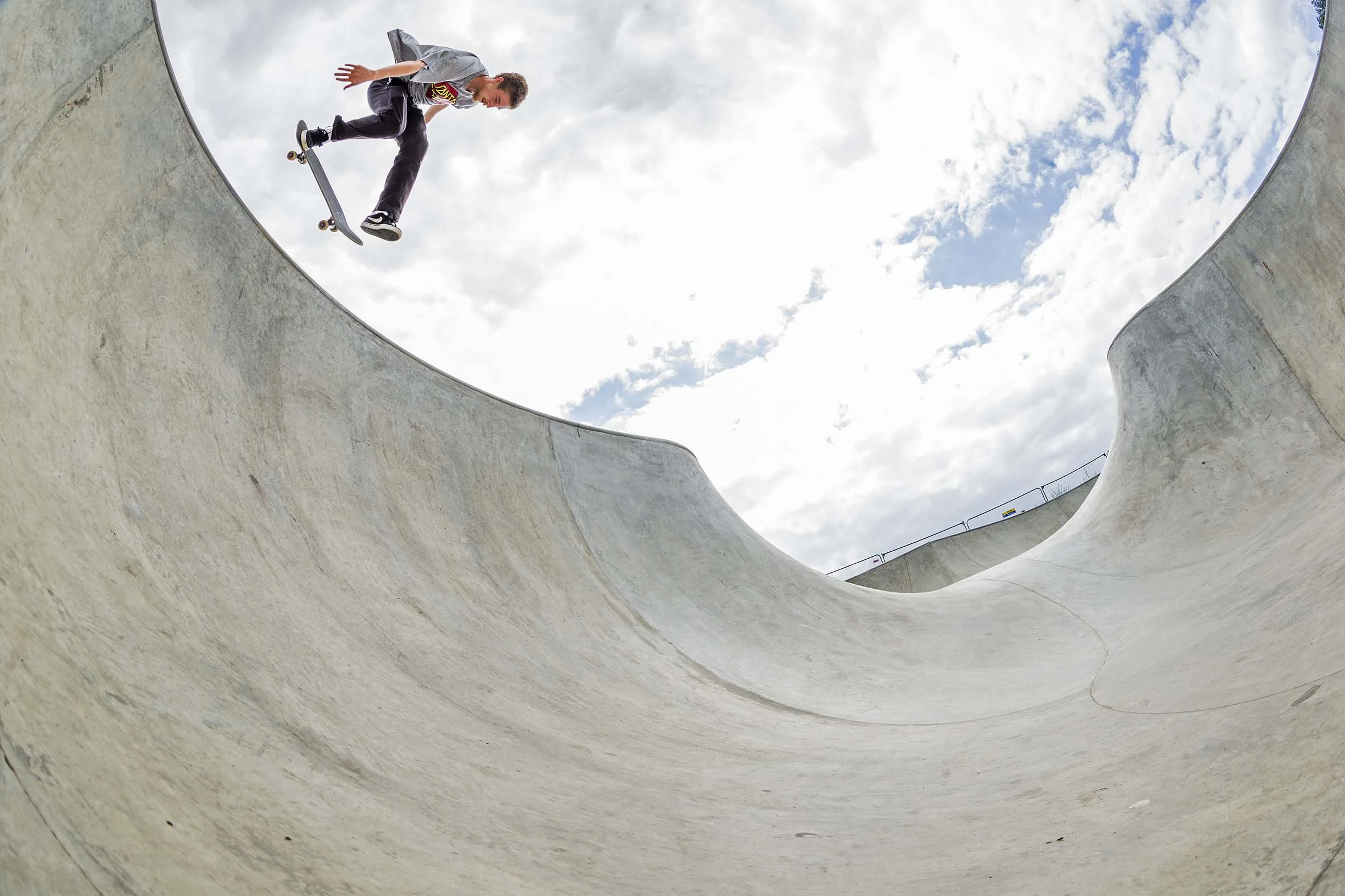 Kieran Menzies - one foot back disaster