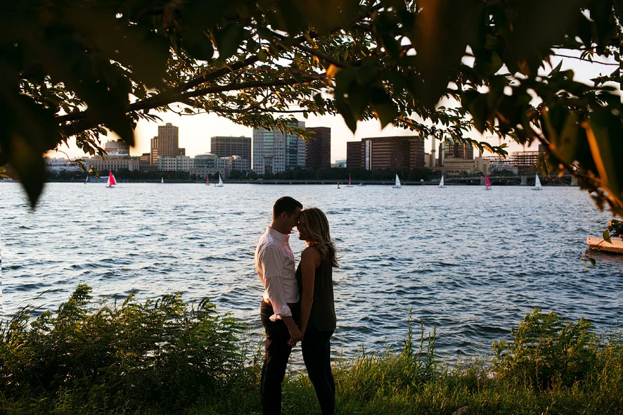 Cambridge Engagement Photo