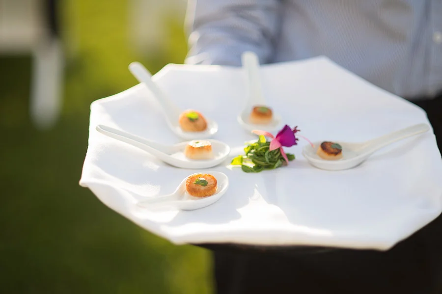 caterer at Shelter Harbor Golf Club Wedding 