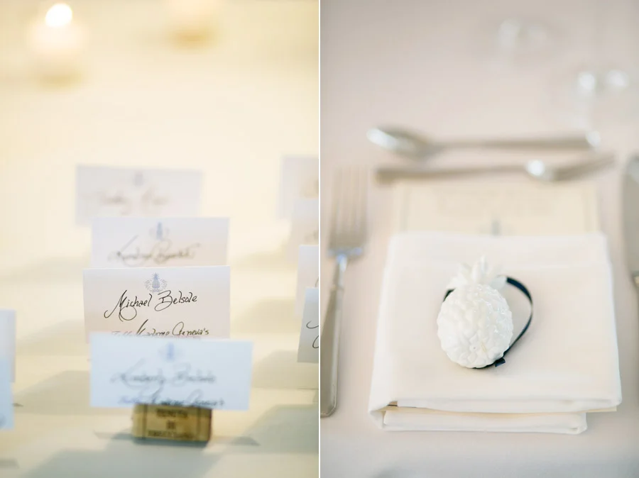 Shelter Harbor Golf Club Wedding Table