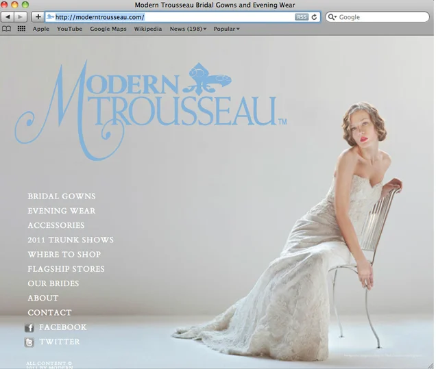 Modern Trouseau : Home Page