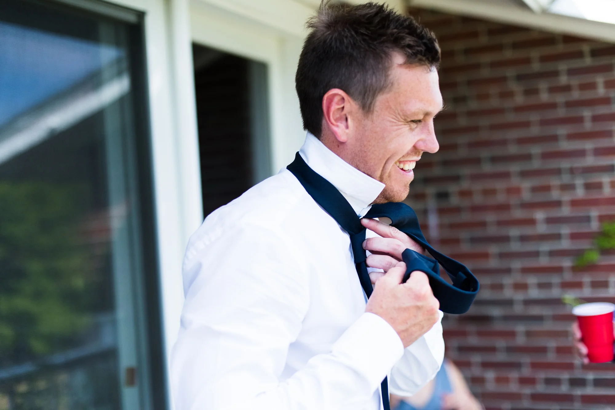 Thompson Island Wedding Photo