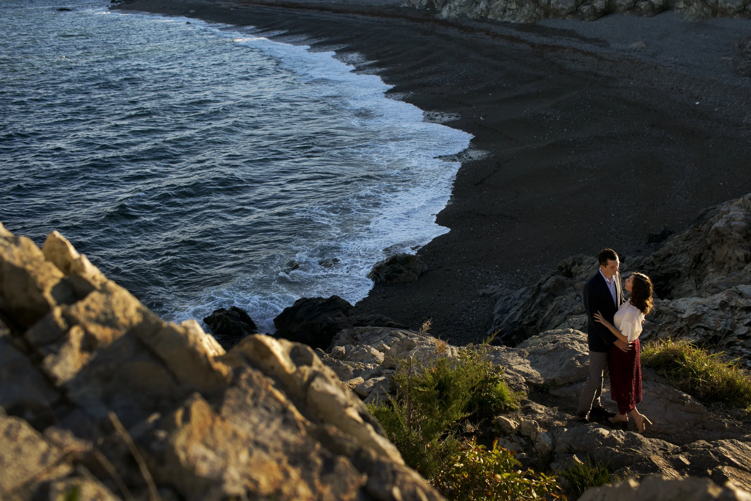 Castle Rock Park Marblehead MA Engagement Photos 3 Boston Engagement Location Ideas