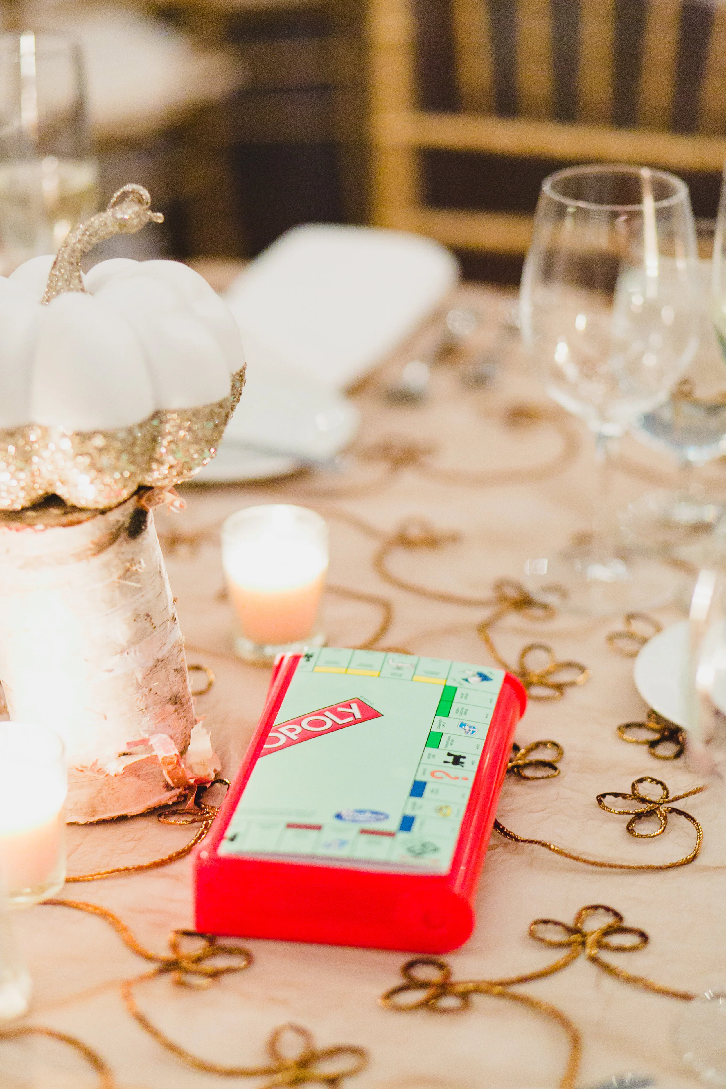 board game themed wedding