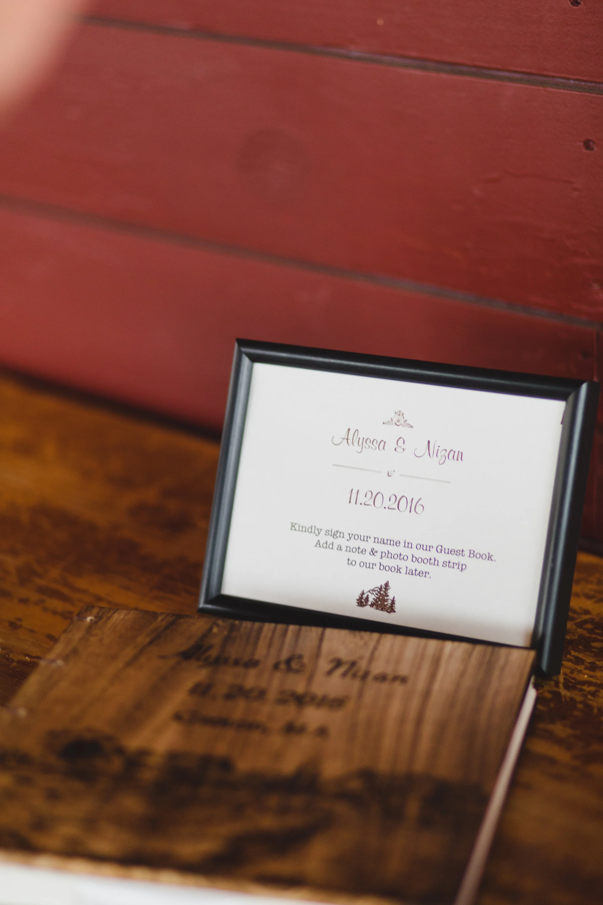 guest book sign