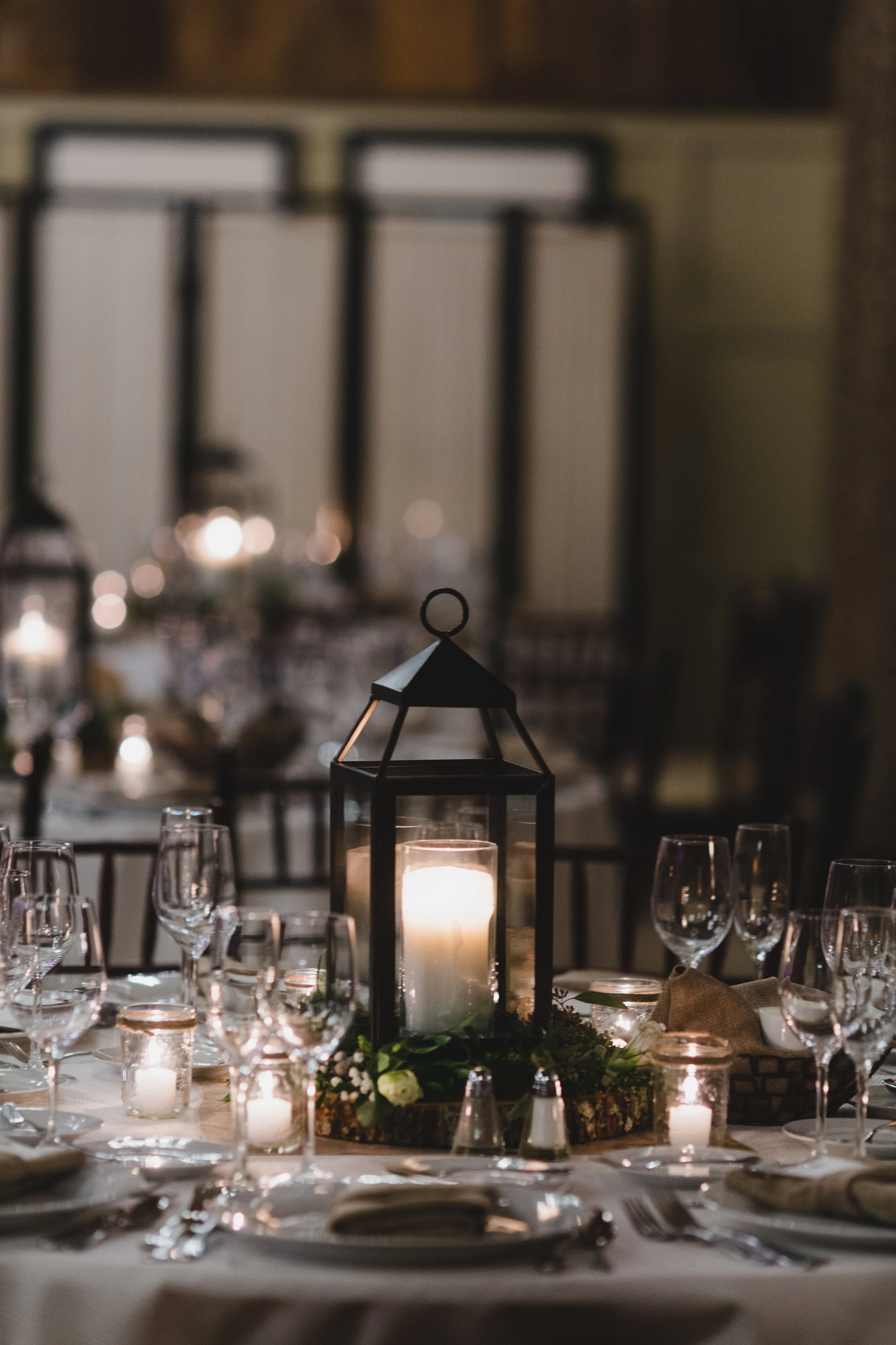 wedding reception center piece