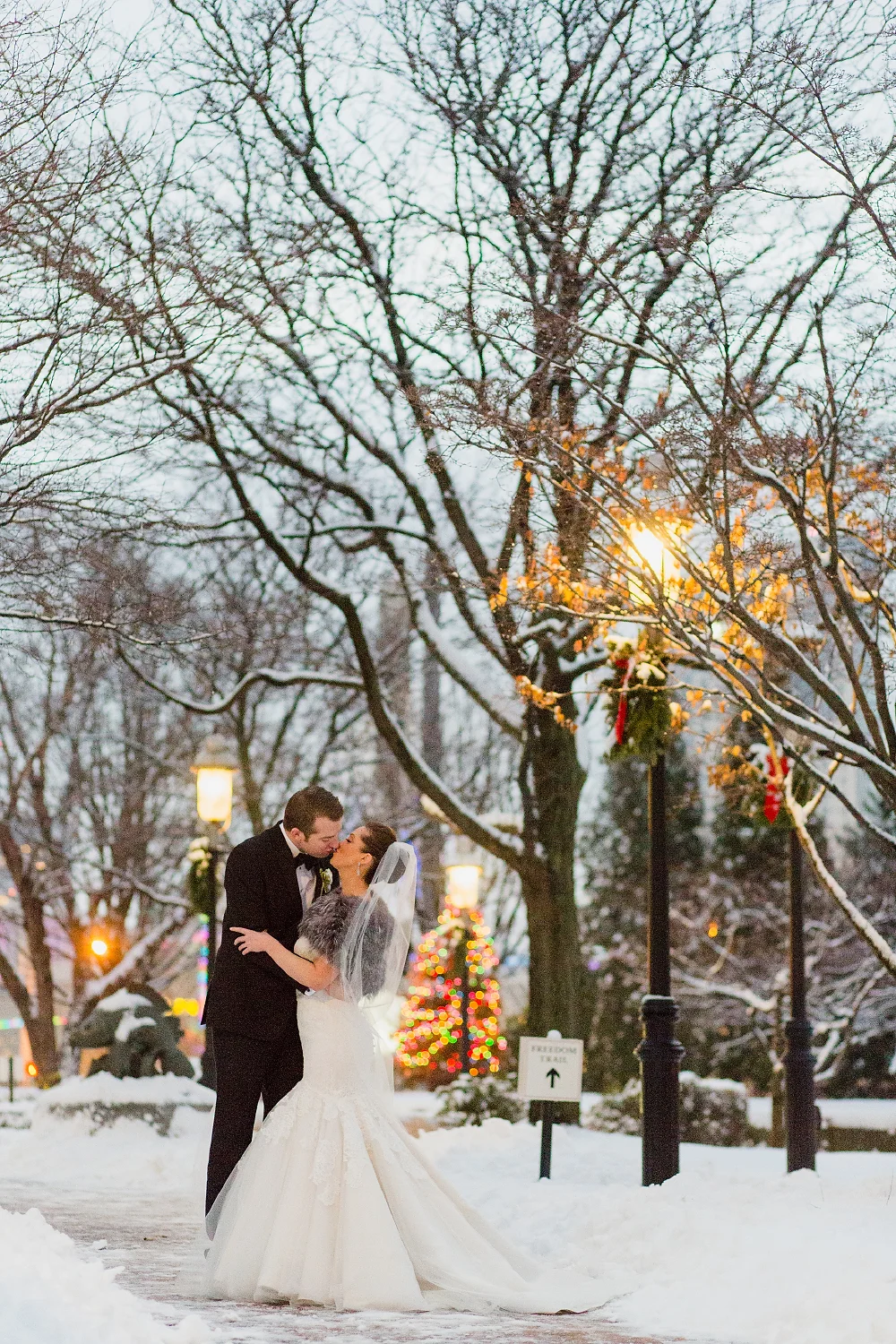 Omni Parker Hotel Winter Wedding