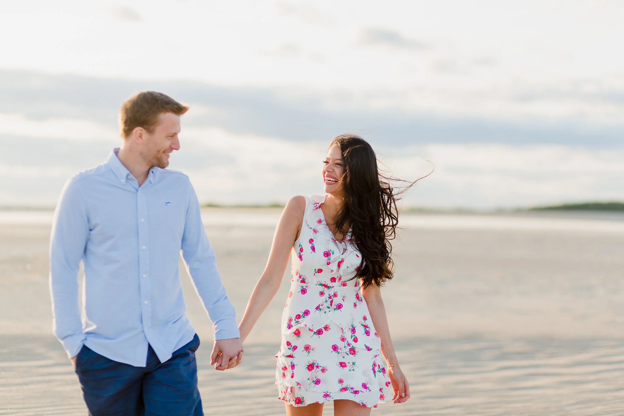 Crane Estate Engagement Photo