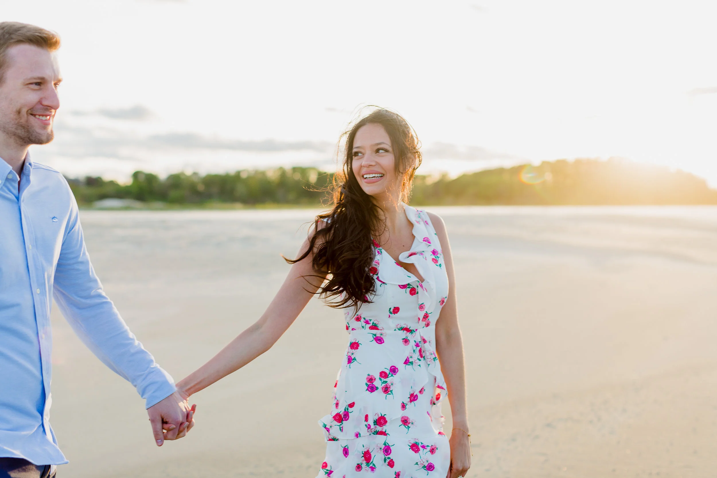 Crane Estate Engagement Photo