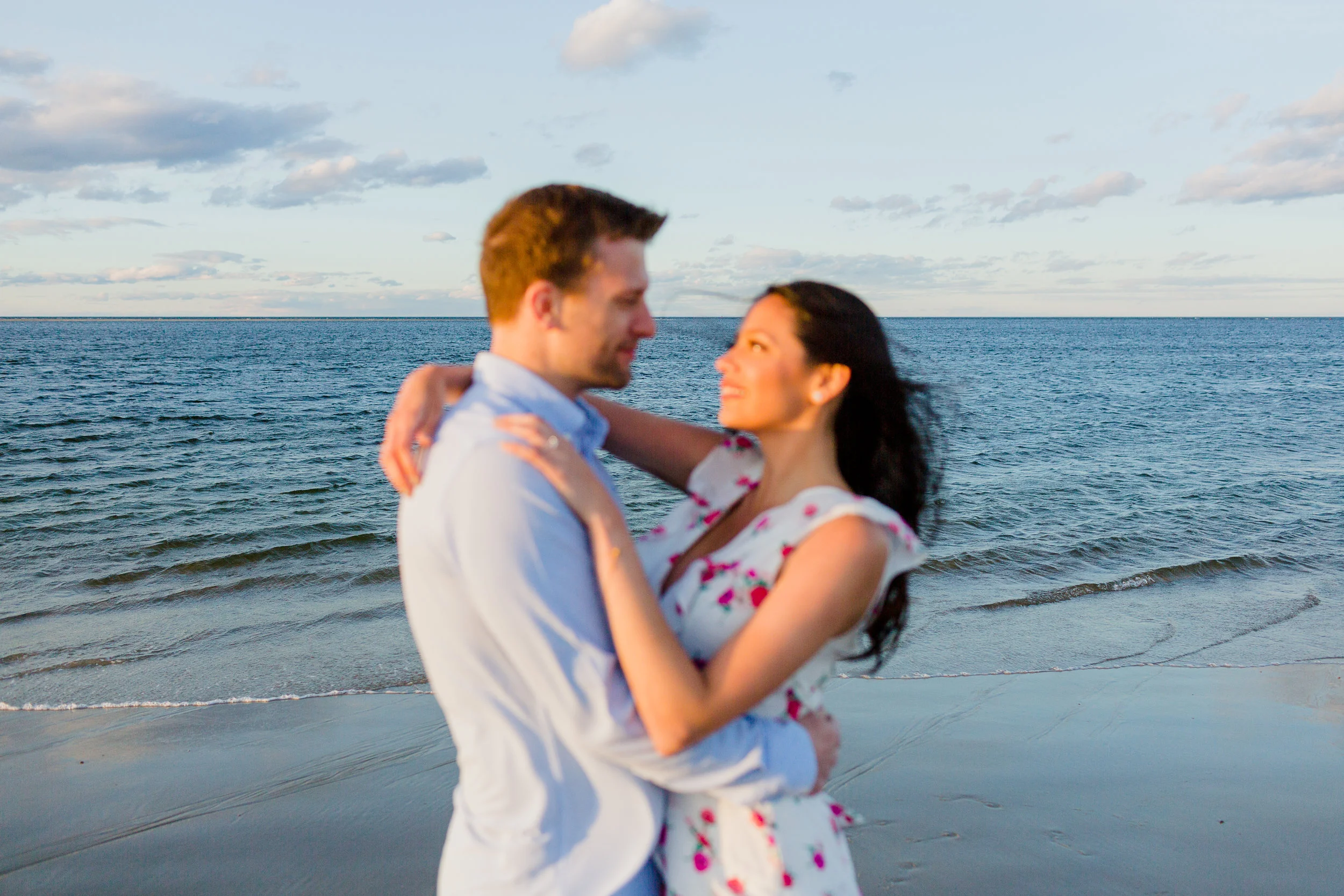 Crane Estate Engagement Photo