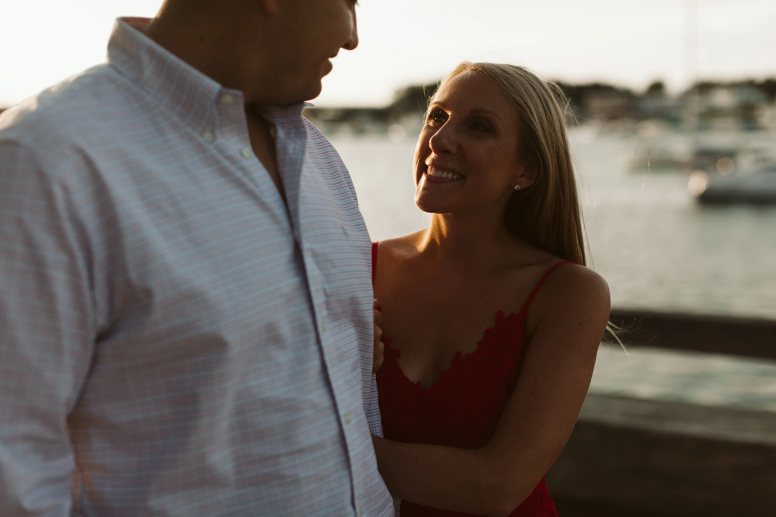 Plumb Island Beach Engagement Photos