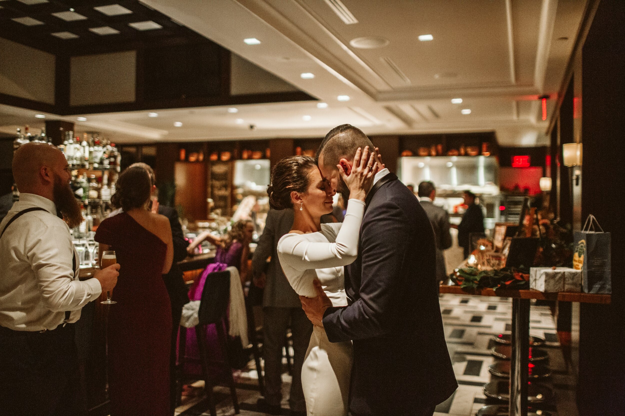 Boston Restaurant Wedding Photos