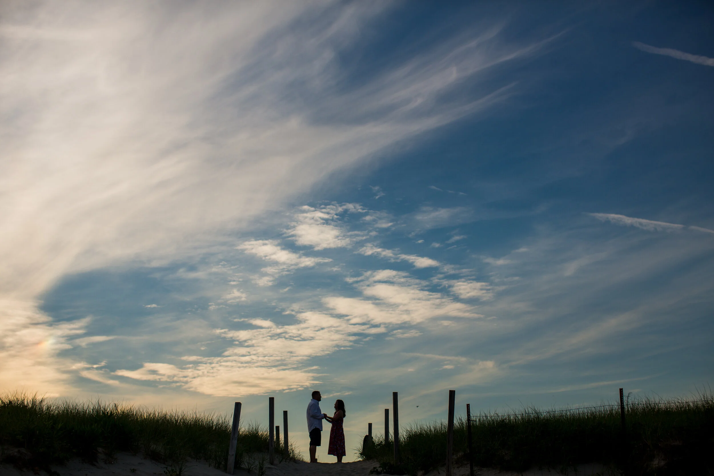 Good Harbor Beach Engagement Photos