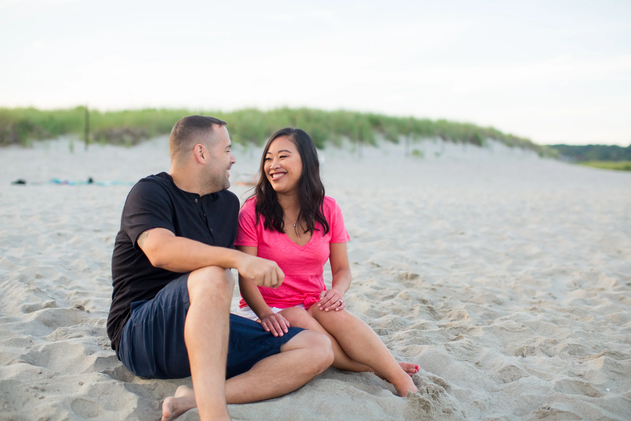 Good Harbor Beach Engagement Photos