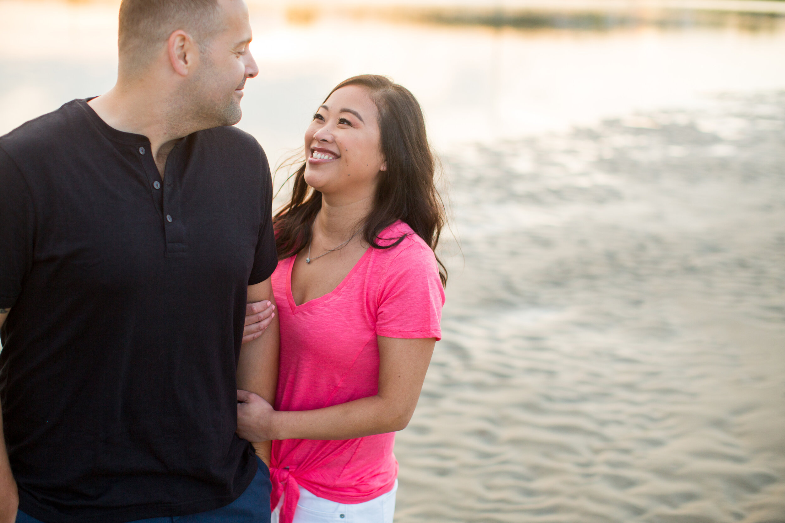 Good Harbor Beach Engagement Photos