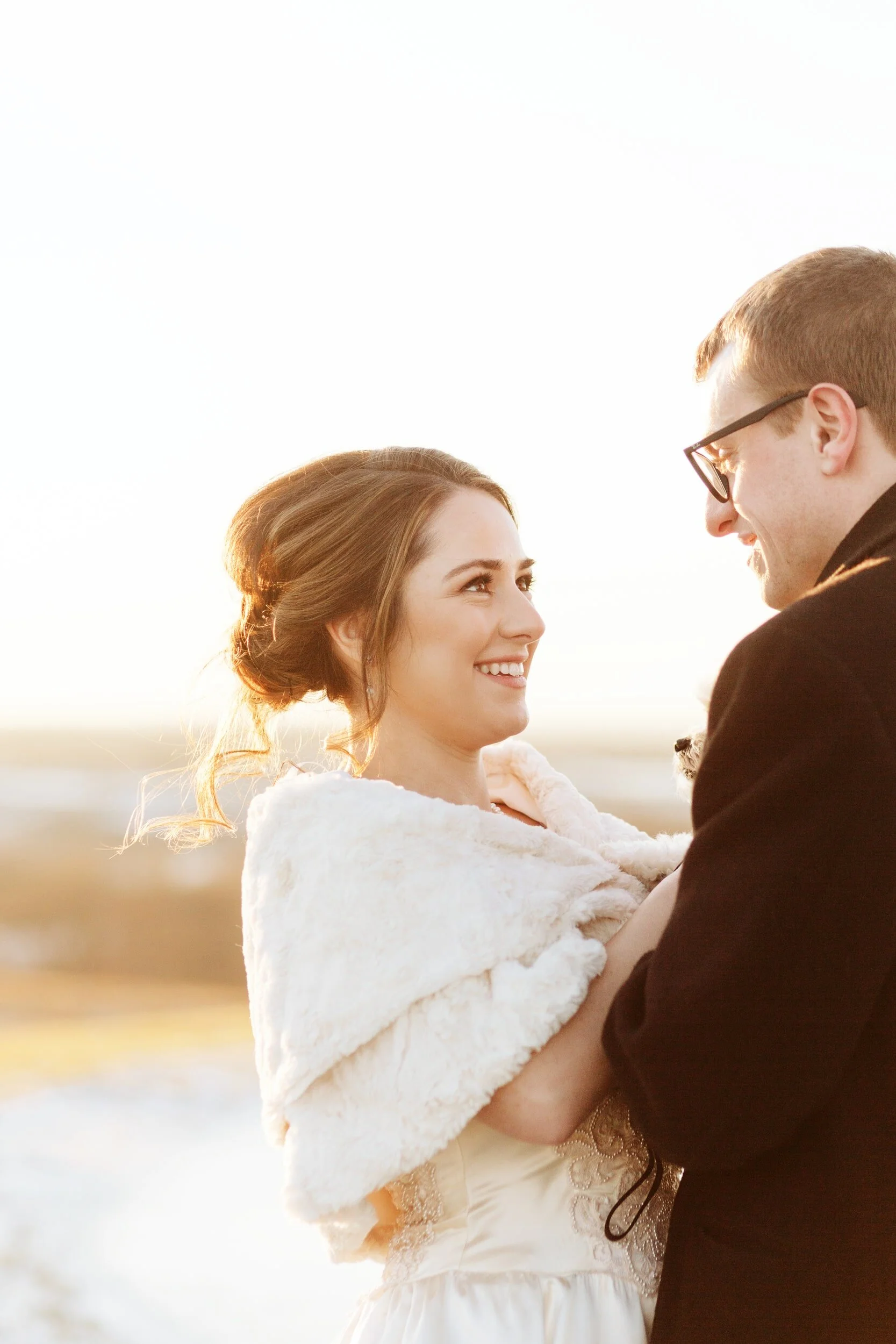 Winter Granite Links Wedding