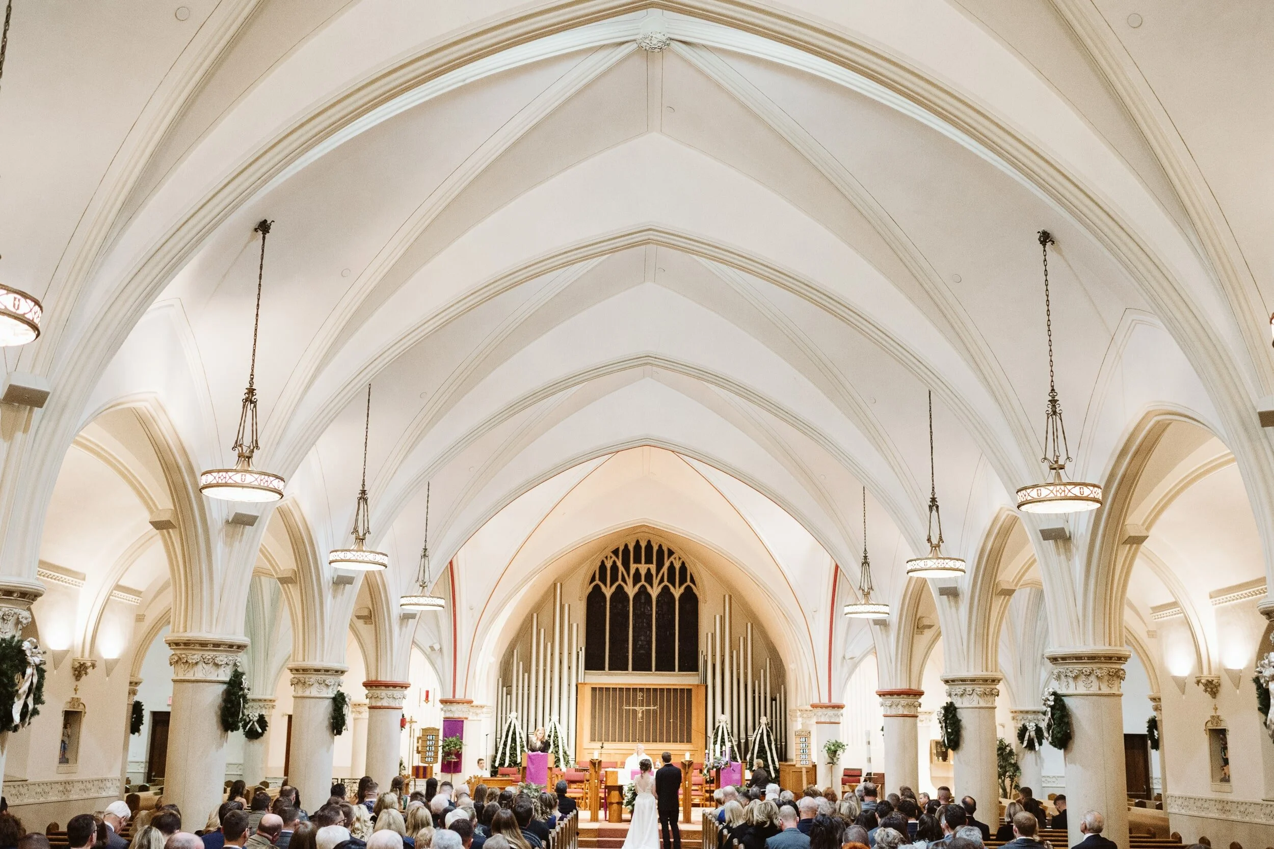Winter Granite Links Wedding