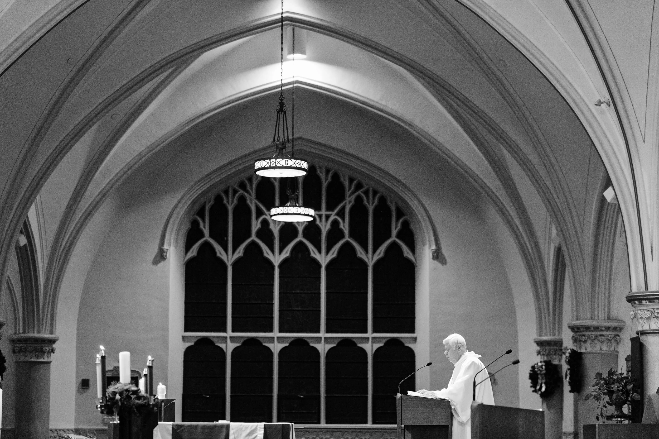 Winter Granite Links Wedding