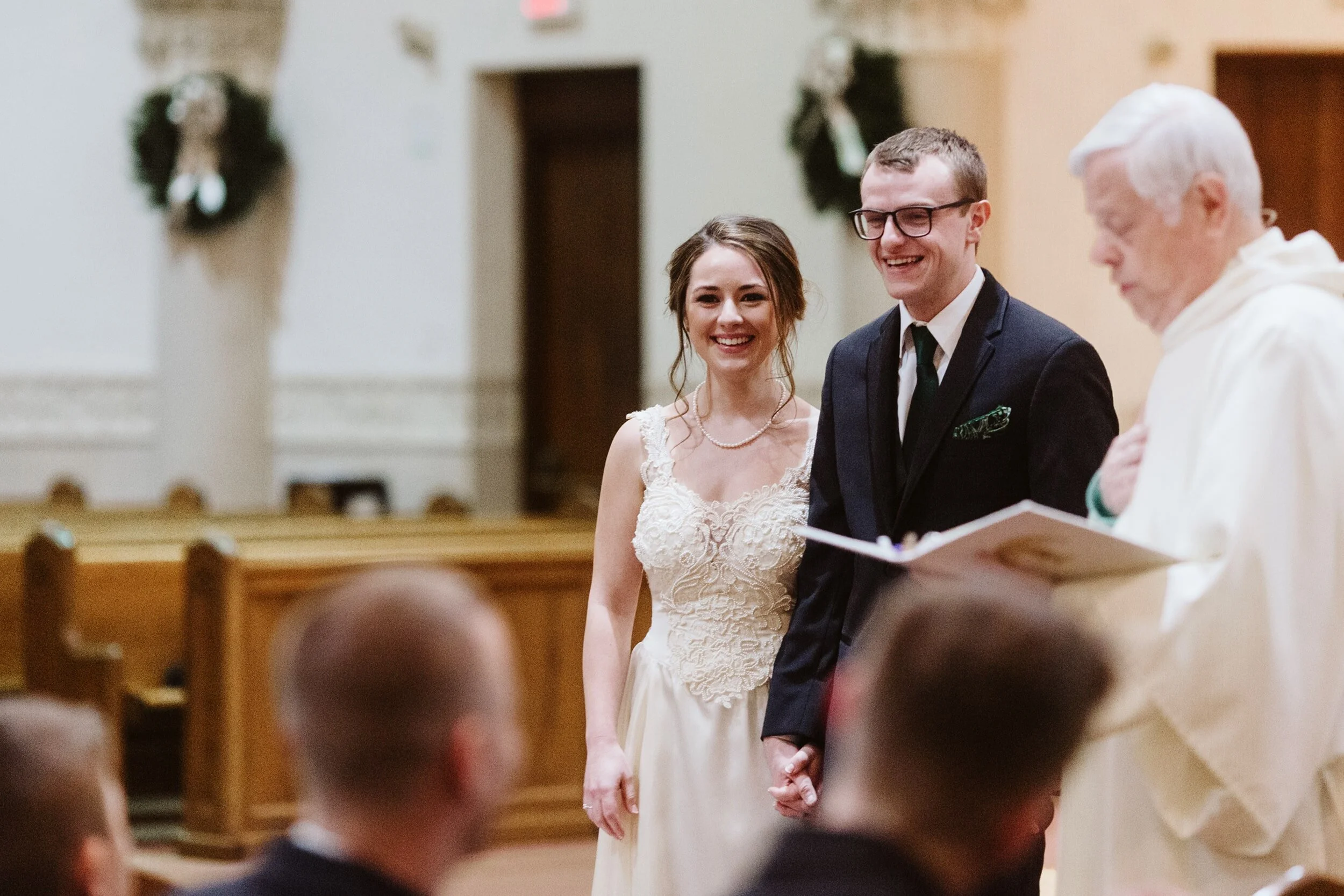 Winter Granite Links Wedding