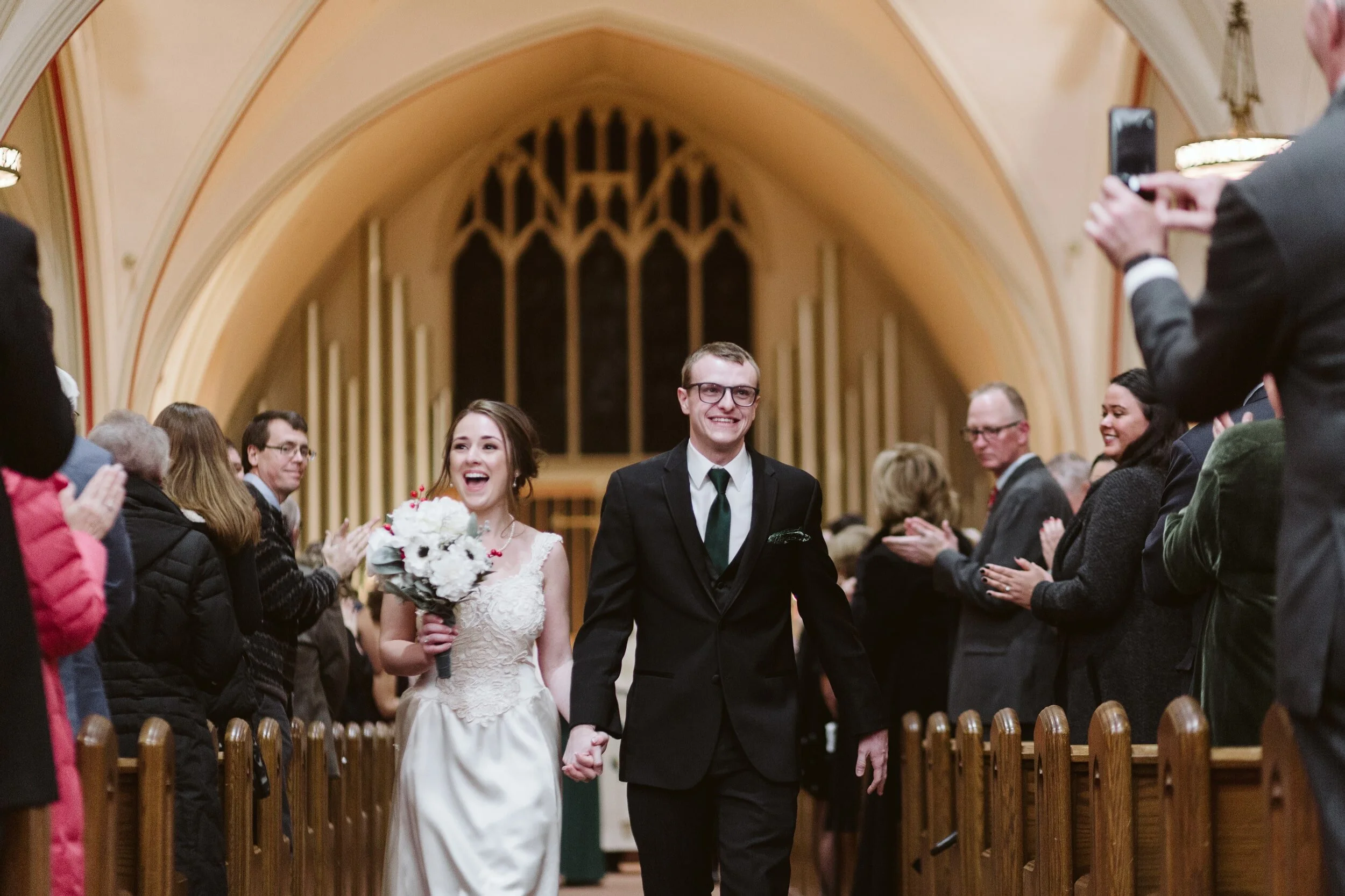 Winter Granite Links Wedding