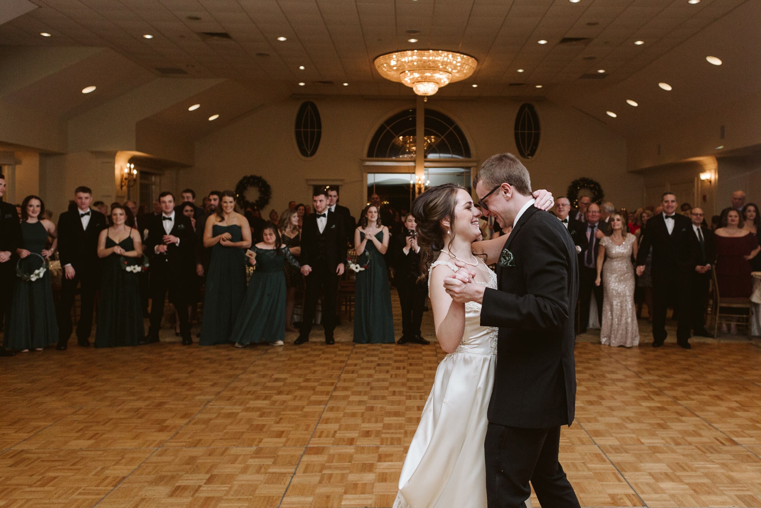 Winter Granite Links Wedding