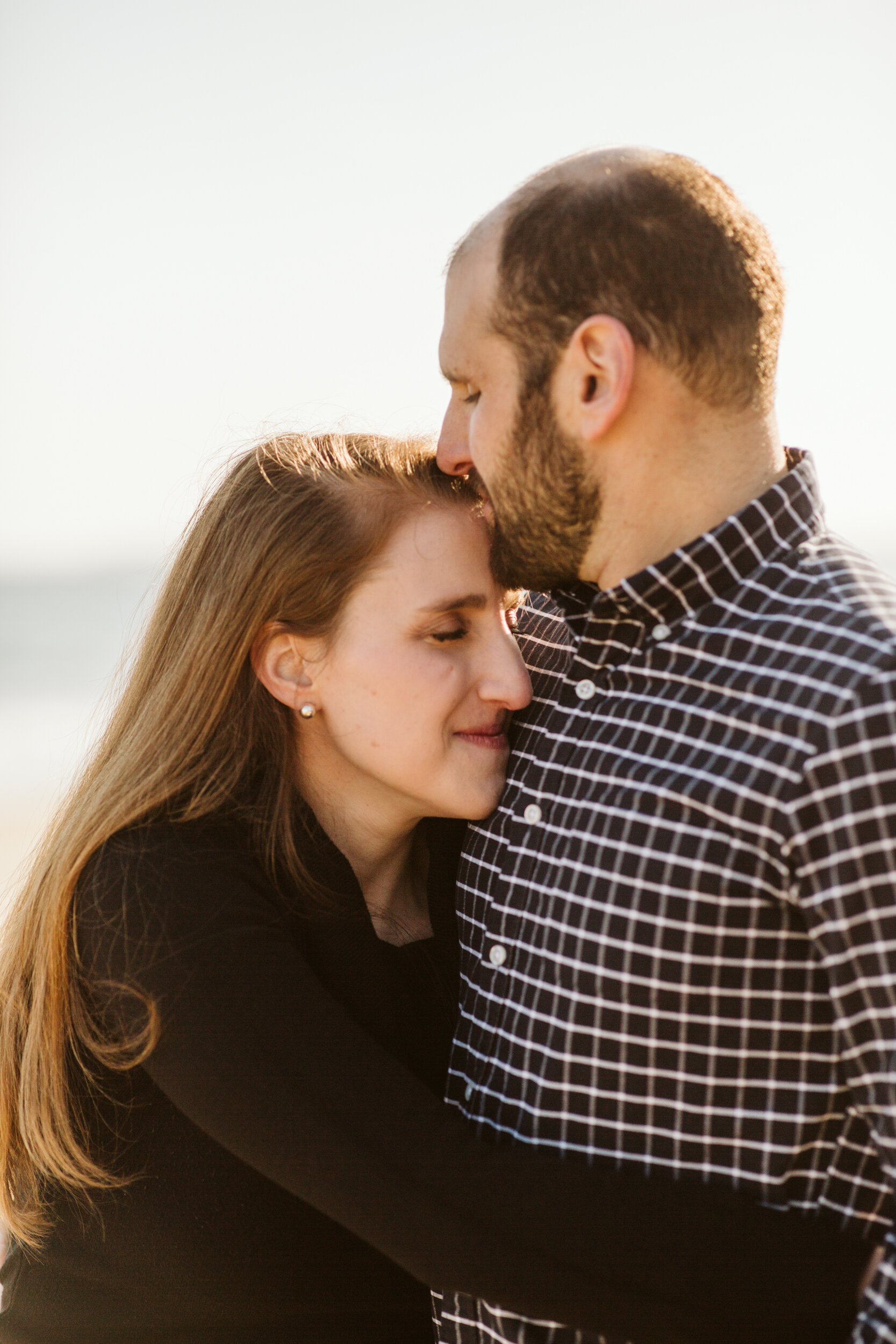West Beach Engagement Photo
