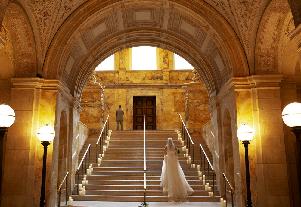 Boston Public Library Wedding Photos