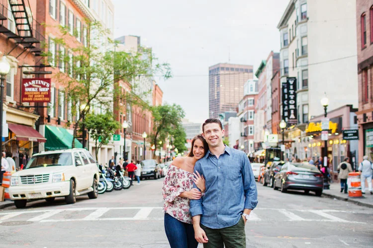 North End Engagement Photos