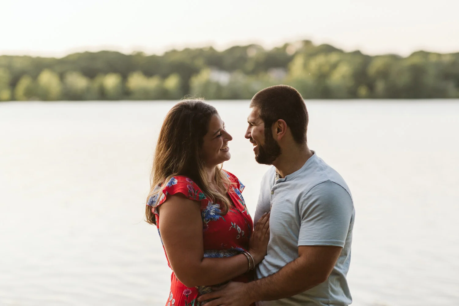 Horn Pond Engagement Photos