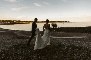 Summer Oceanview of Nahant Wedding
