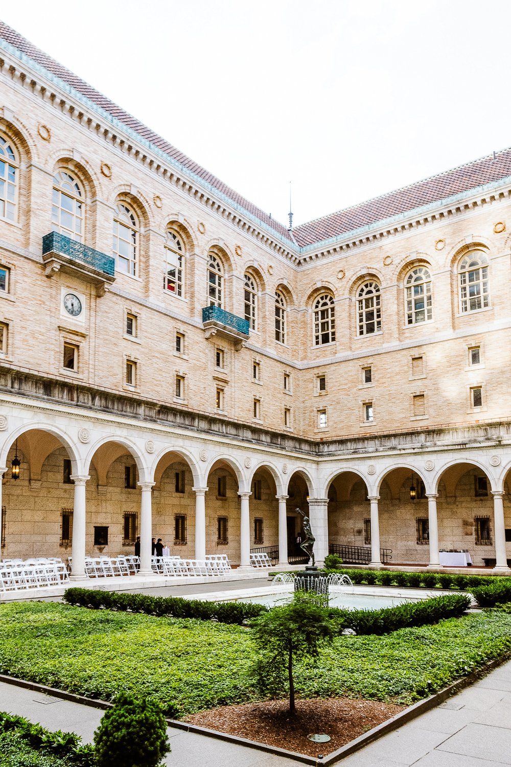 Boston Public Library Courtyard Wedding