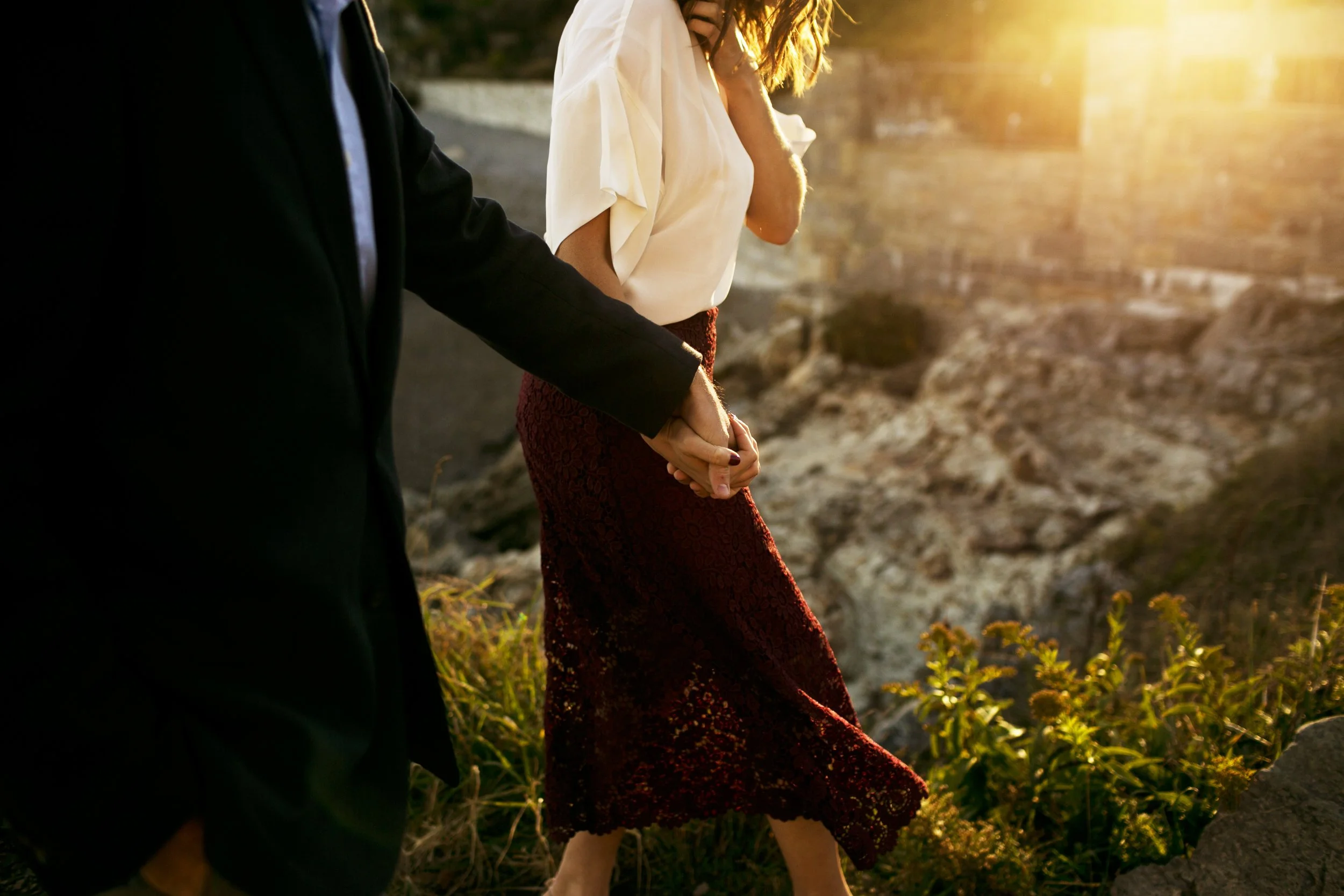 Castle Rock Park Marblehead MA Engagement Photos