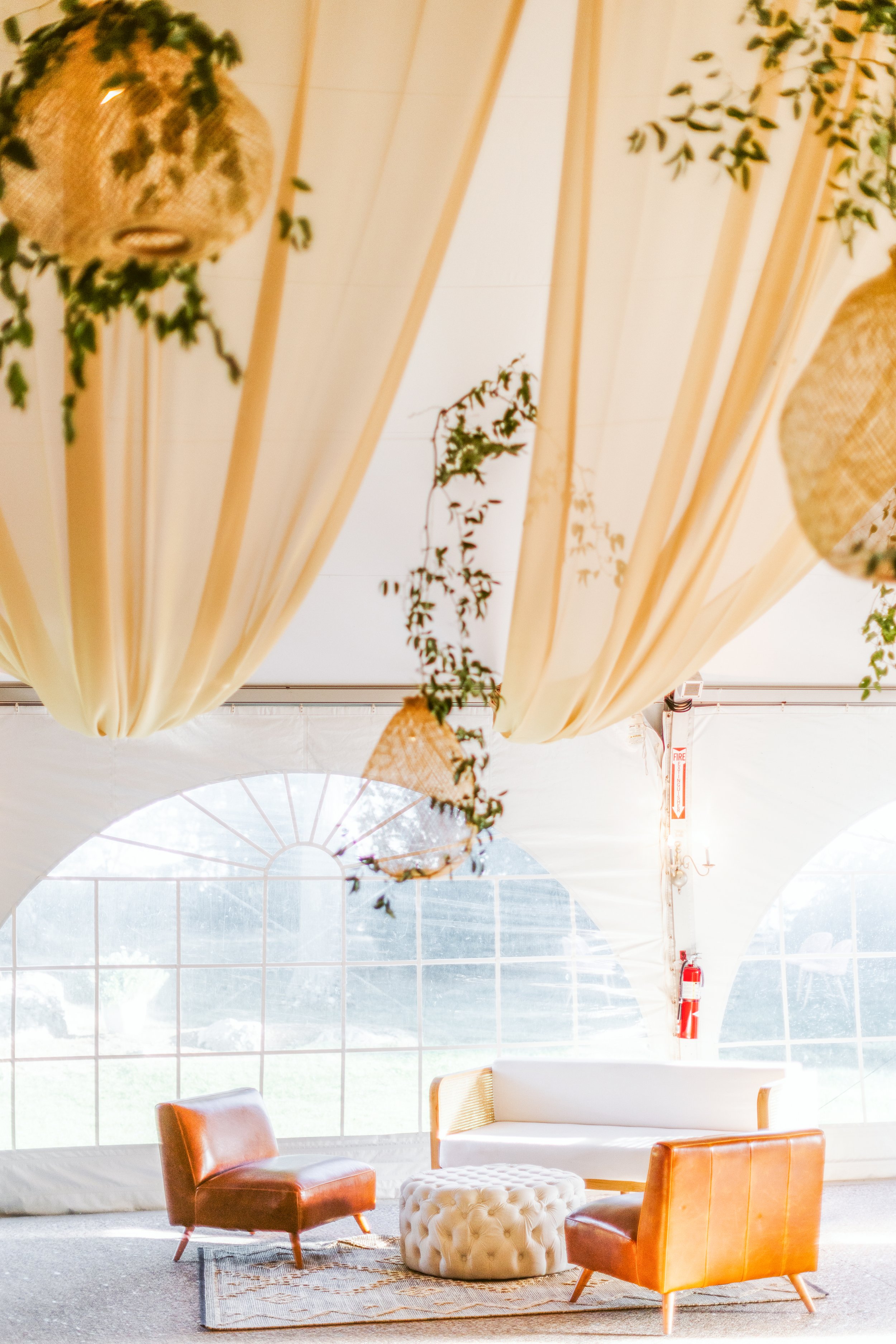 Lounge at a Misselwood Estate Wedding