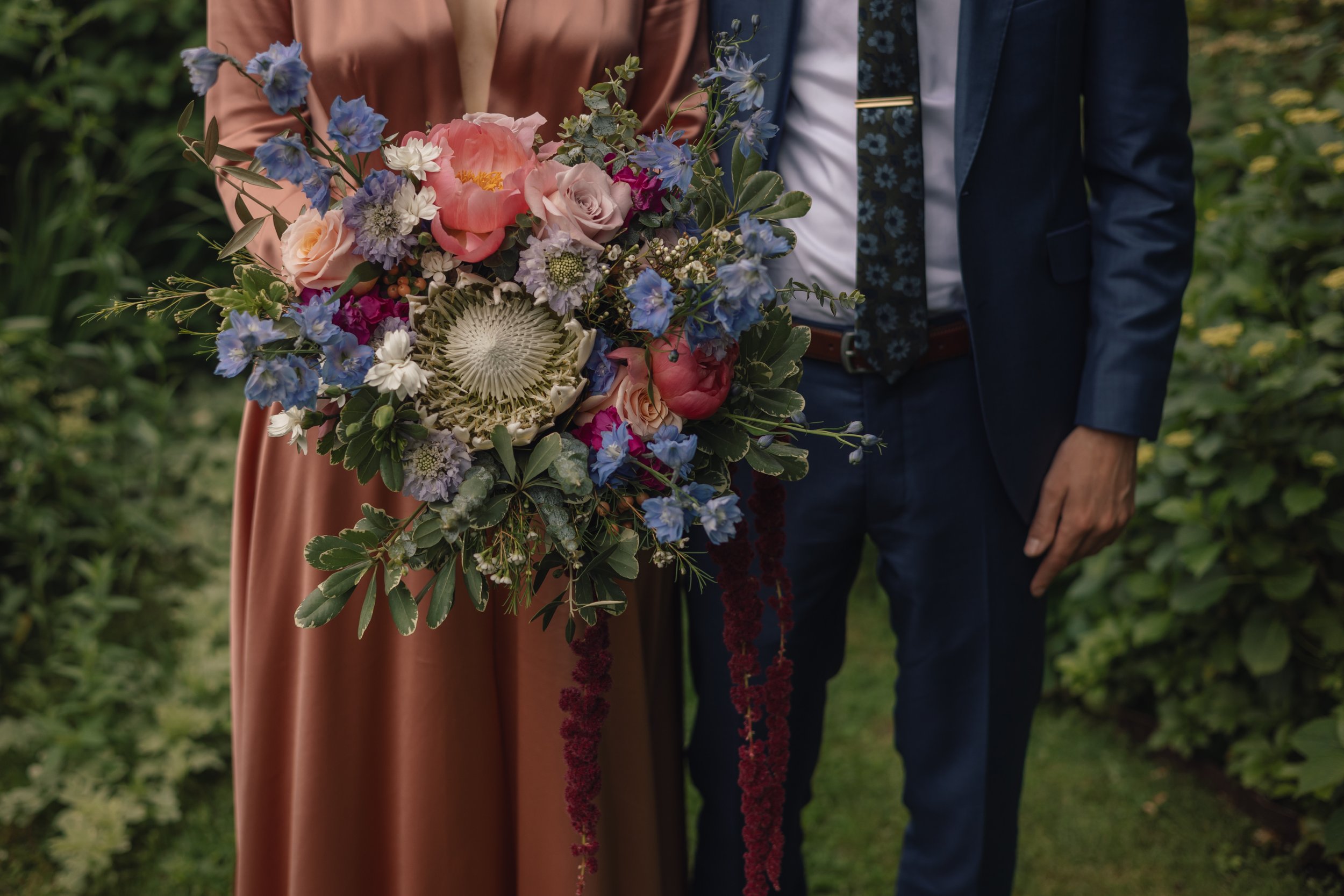 Best wedding photographer in America captures wedding flowers at summer wedding on Boston's North Shore.